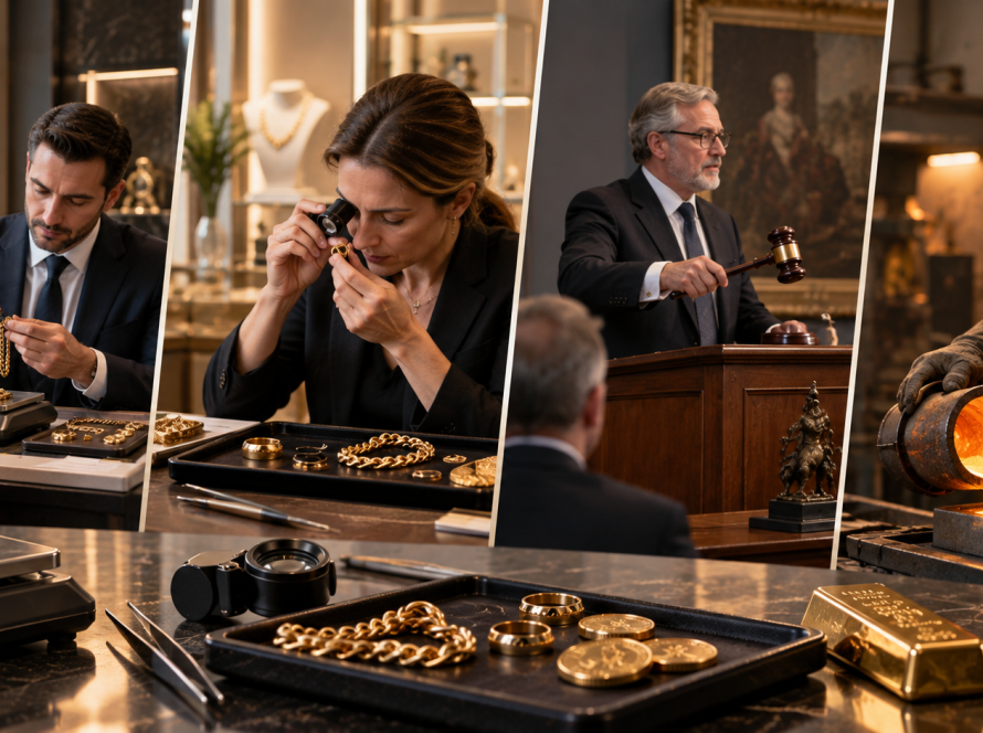 Choisir un professionnel d'achat d'or
